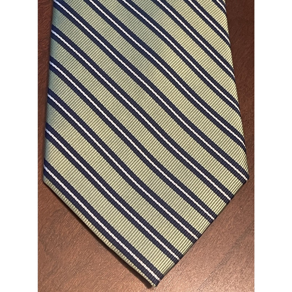Forsyth Of Canada Blue Green Hand Made 100% Silk Men’s Neck Tie Made In China